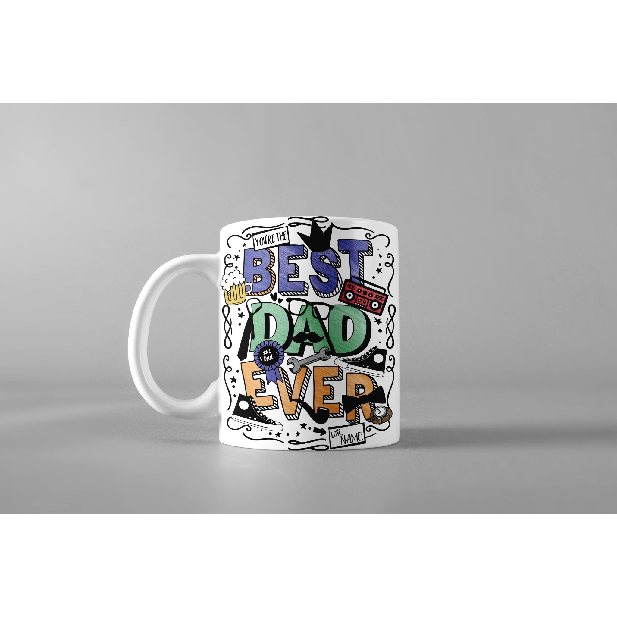 Best dad ever-- Mugs for Father