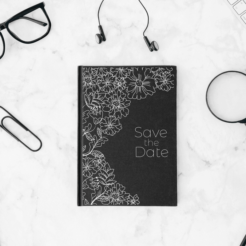 Premium Leather Journal Save the Date Premium Leather Journal Save the Date