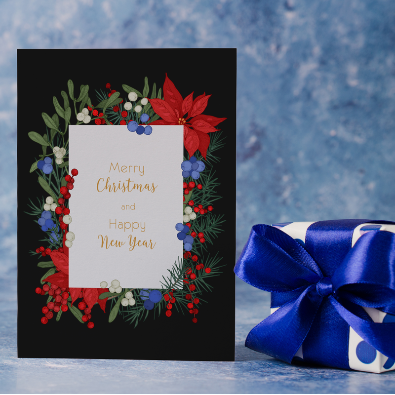 Christmas & Happy New Year Card