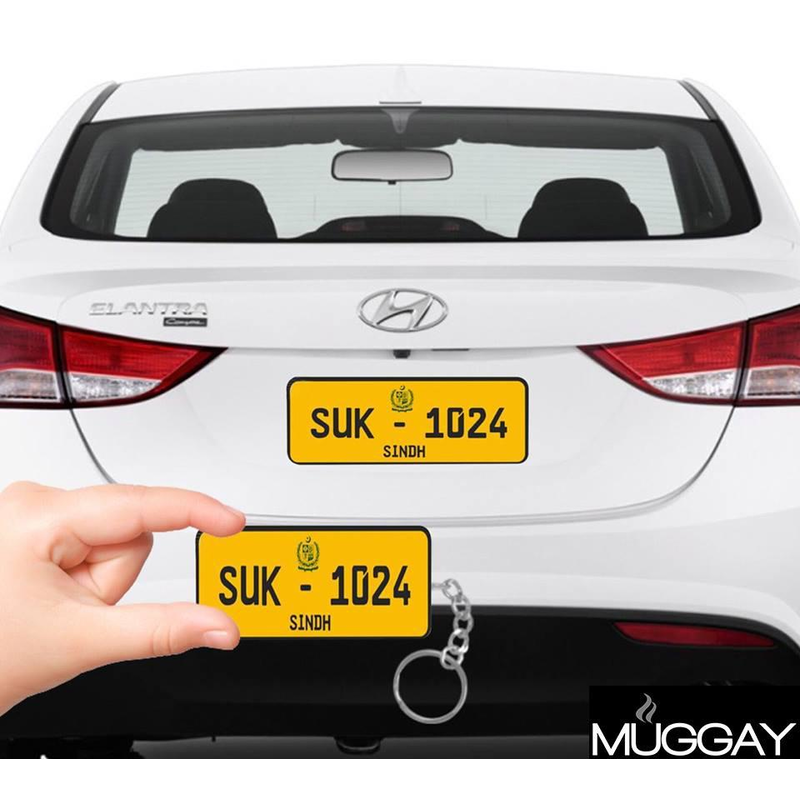 Sindh Plain Car Keychain