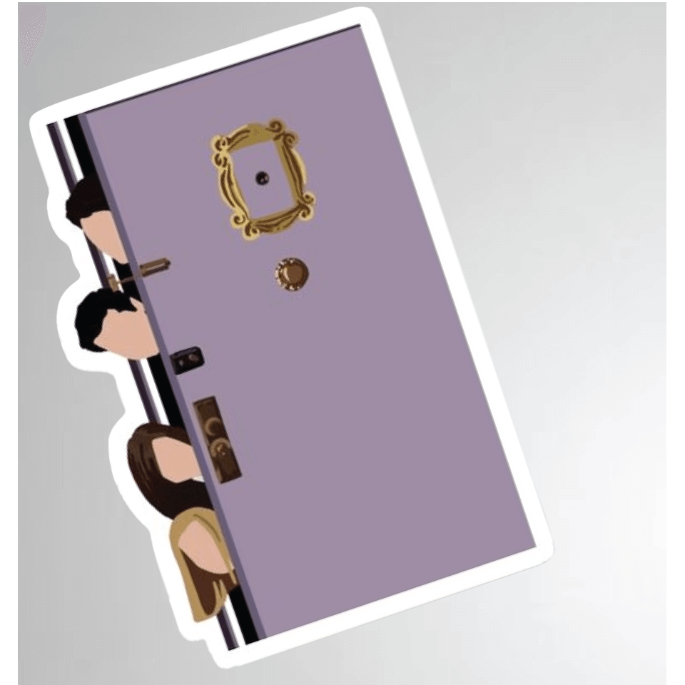 Purple Door Sticker Purple Door Sticker