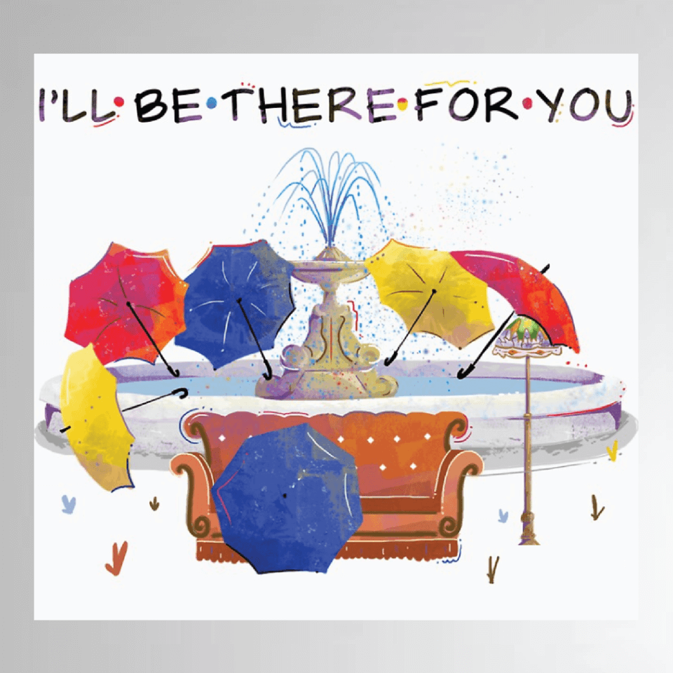 Sofa & Fountain Sticker