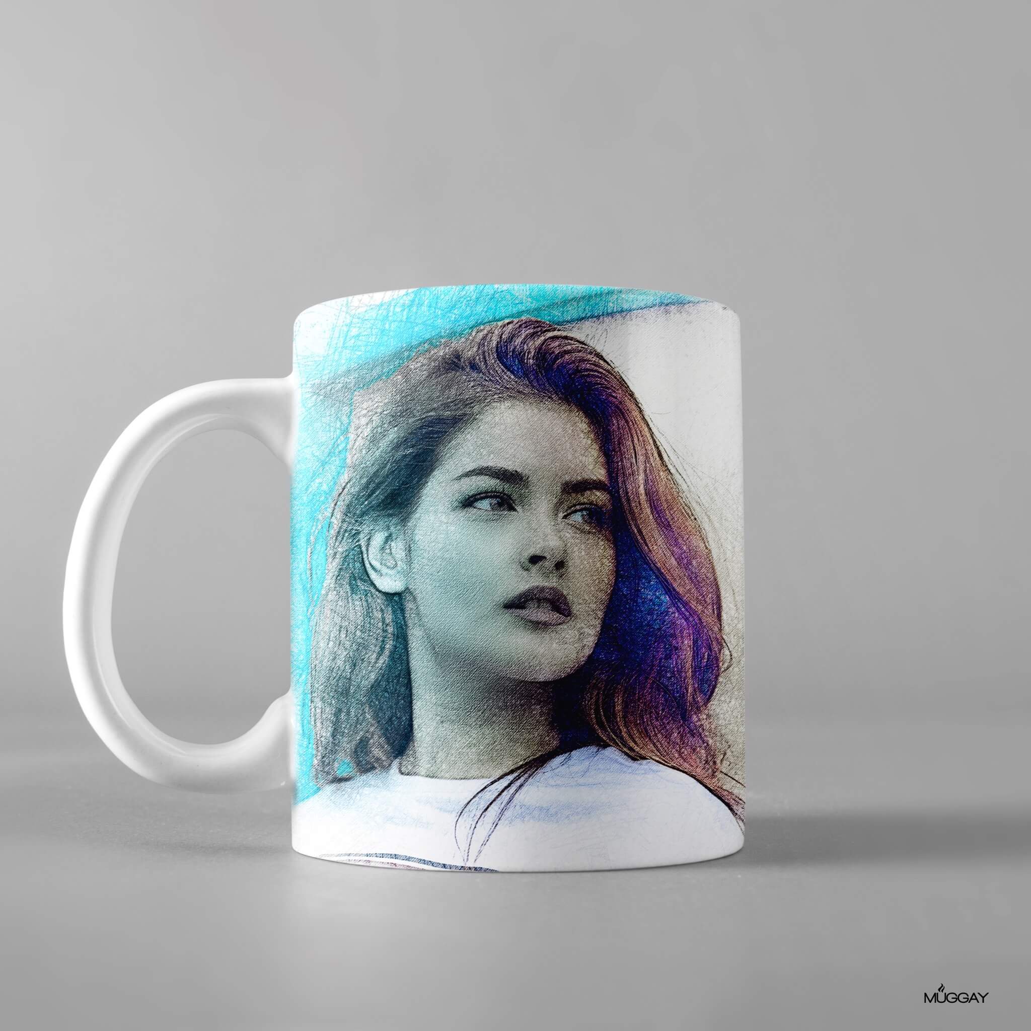 Hand-grading Picture Mug