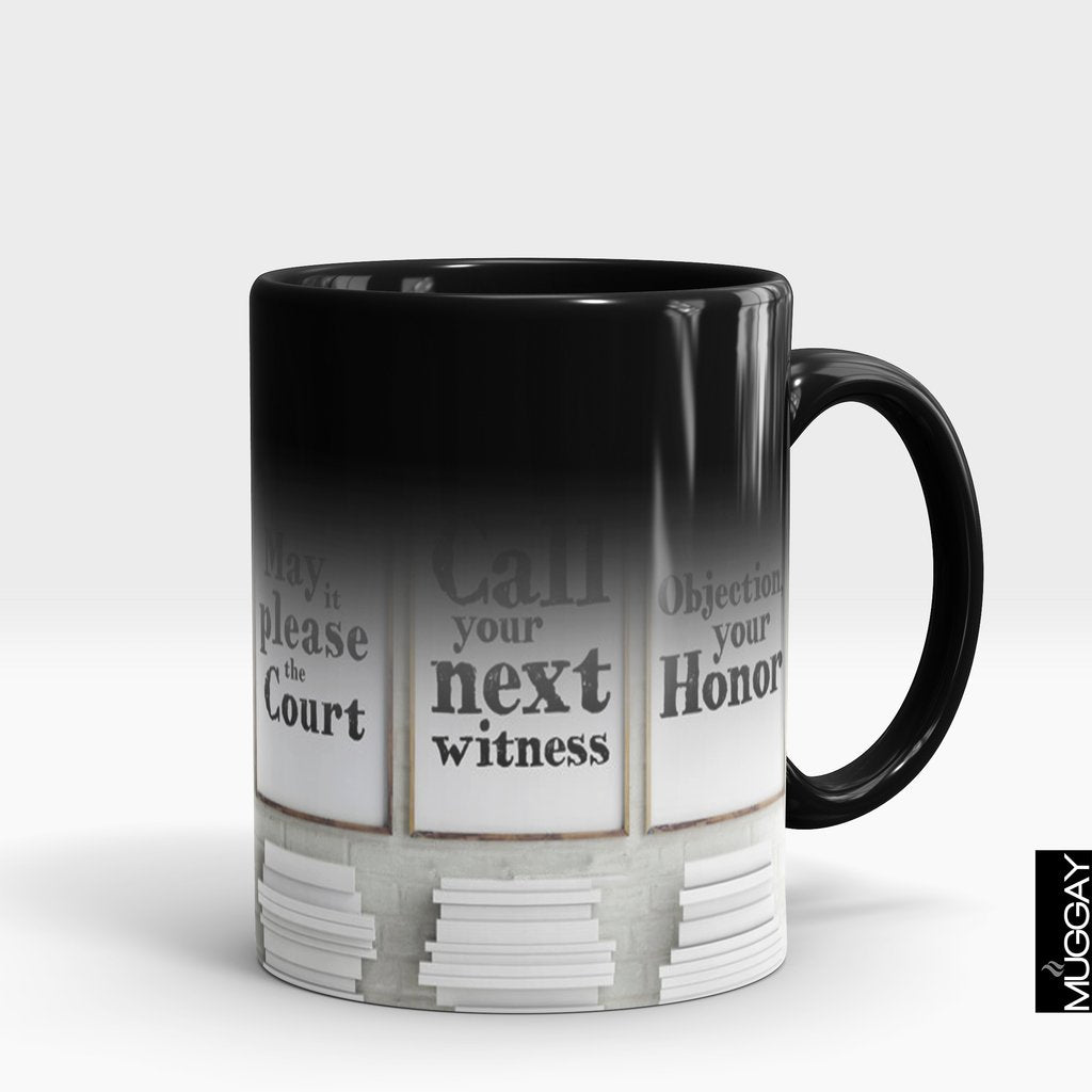 'Call Your Witness' Lawyer Mug