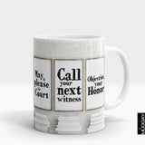 'Call Your Witness' Lawyer Mug