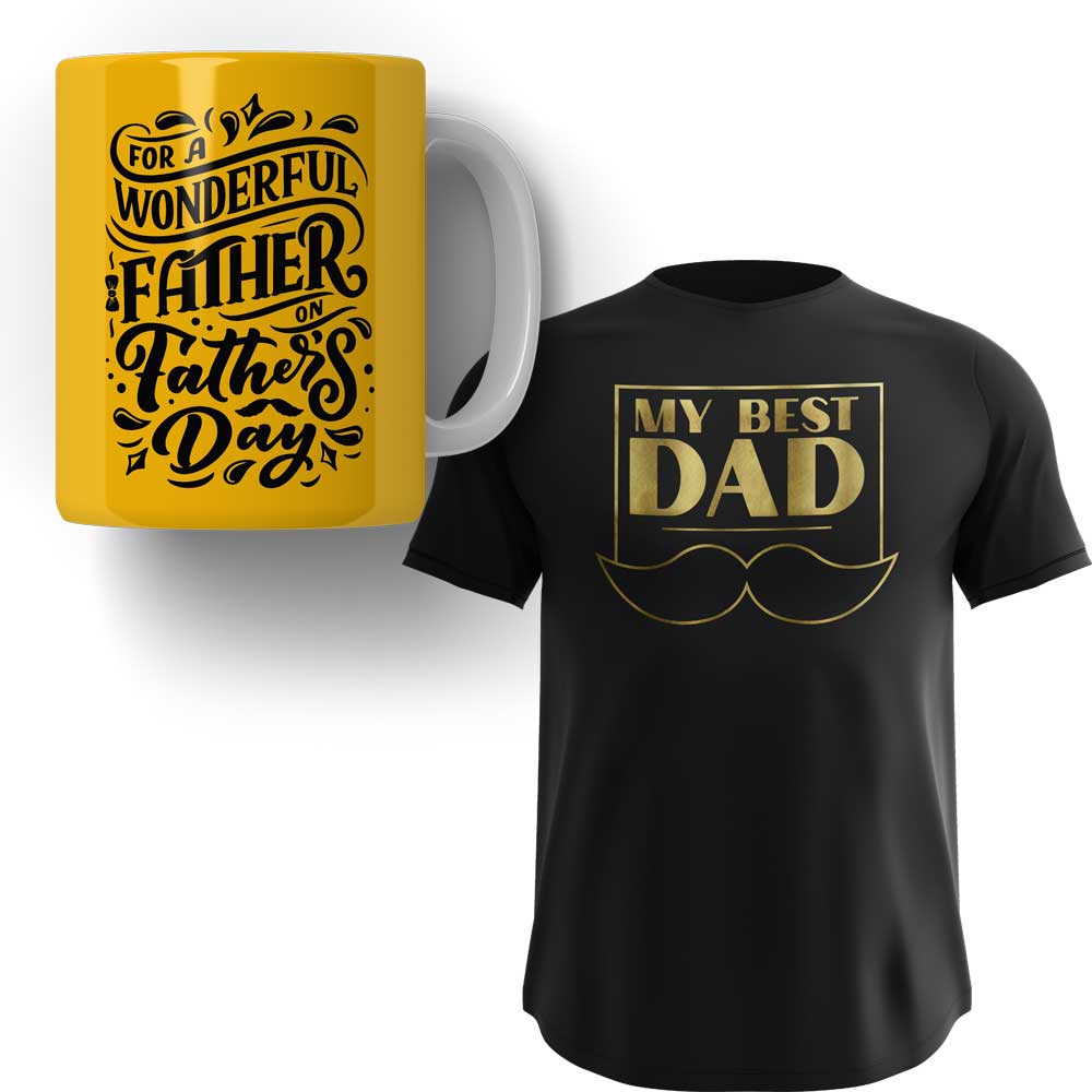 Mug + Shirt Fathers Day Gift