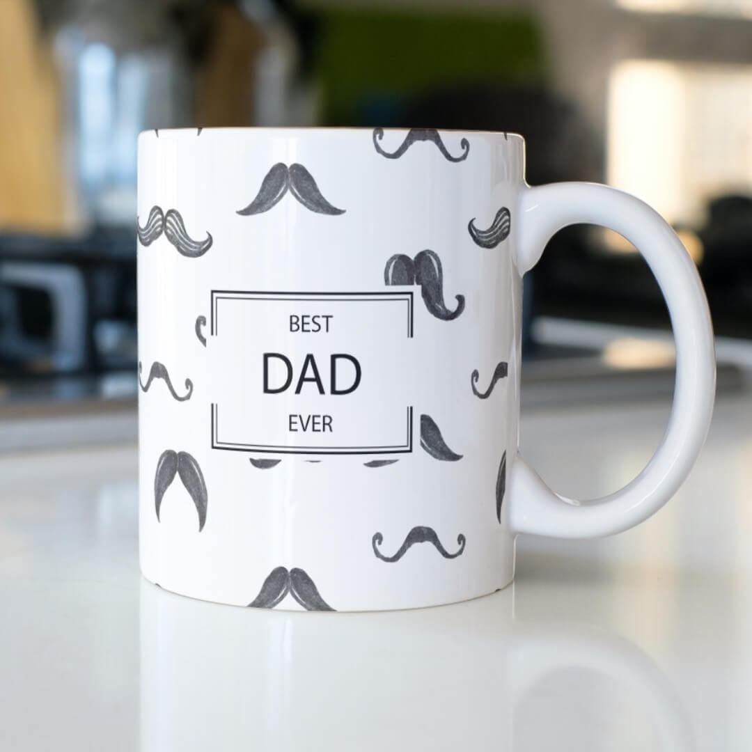 Different Mustaches- Mugs for Father