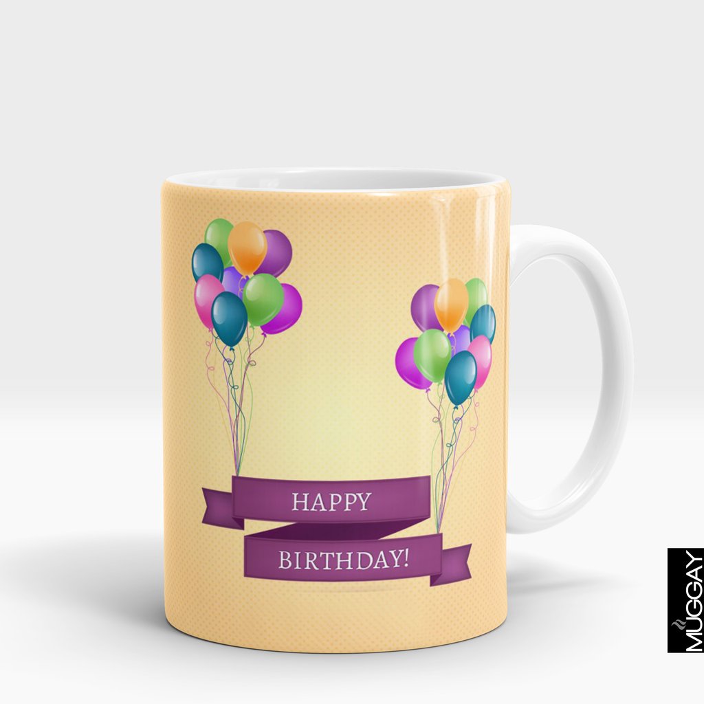 'Happy Birthday Banner' Mug 'Happy Birthday Banner' Mug
