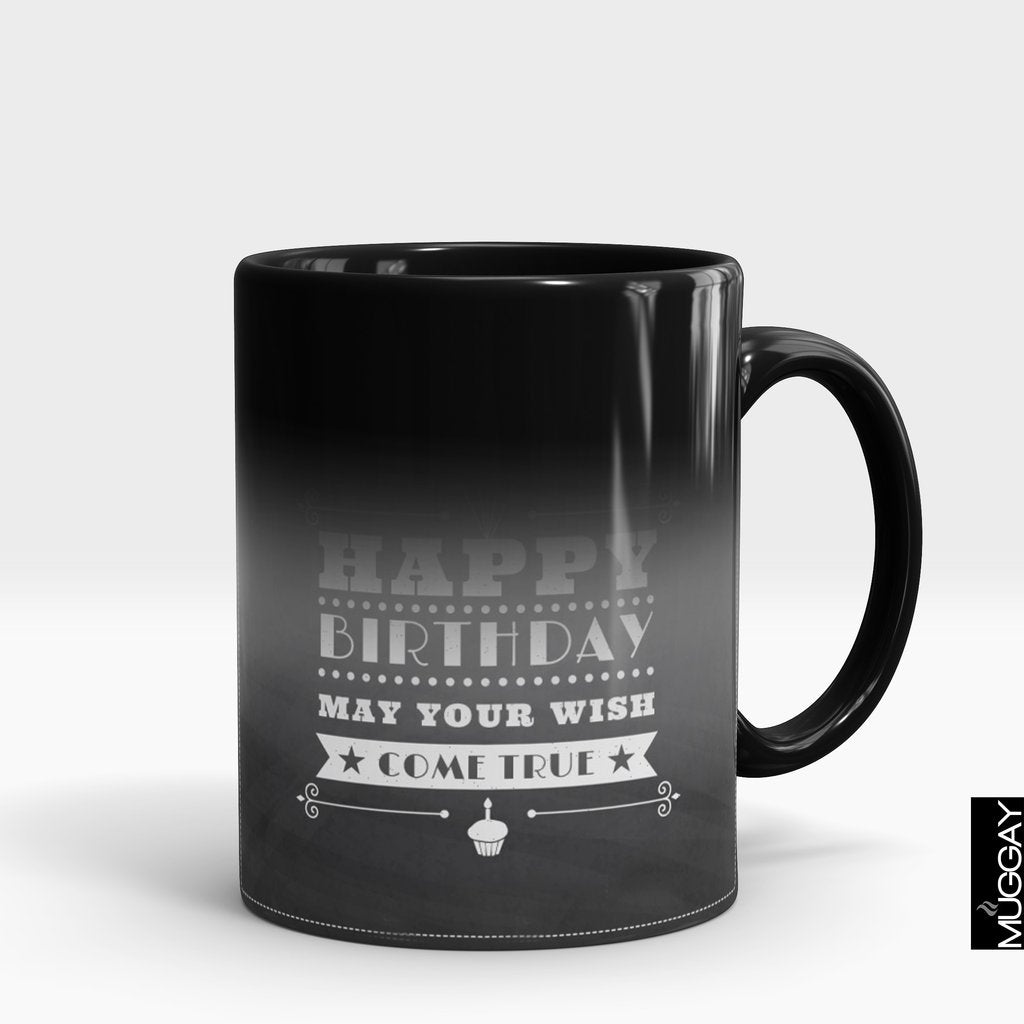 'Happy Birthday May Your Wish Come True' Mug