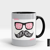 'Happy Birthday Moustache' Mug