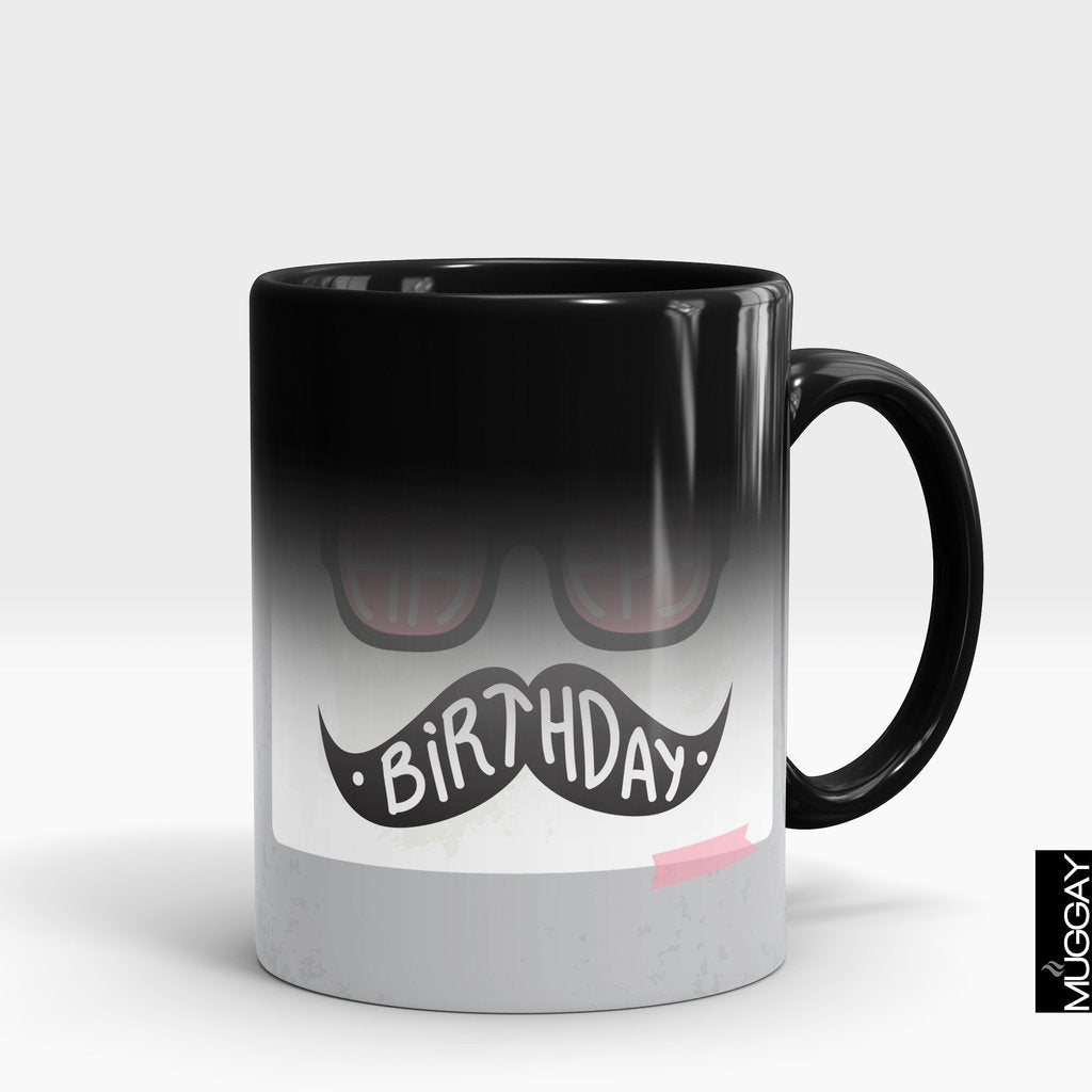 'Happy Birthday Moustache' Mug