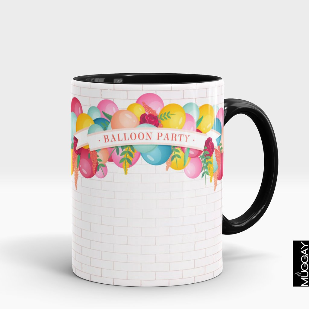 'Birthday Balloon Party' Mug 'Birthday Balloon Party' Mug