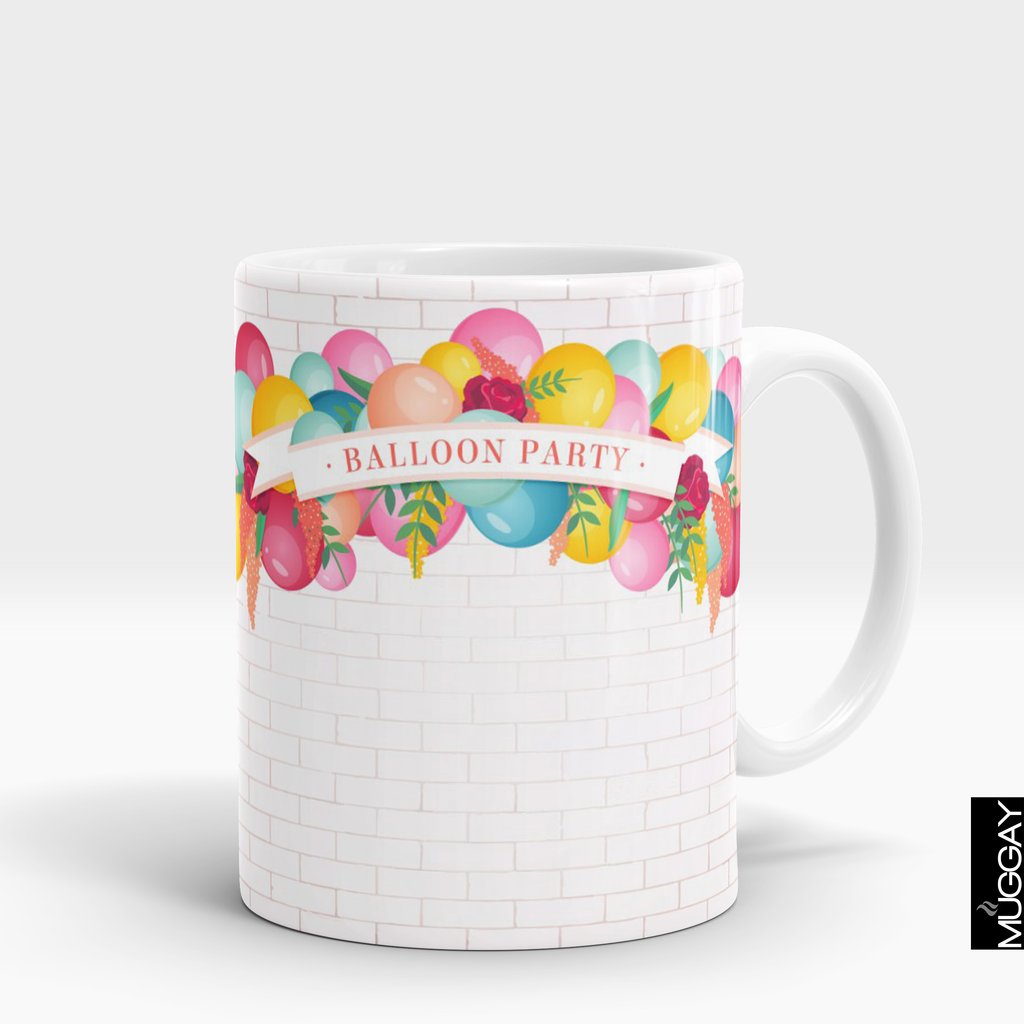 'Birthday Balloon Party' Mug