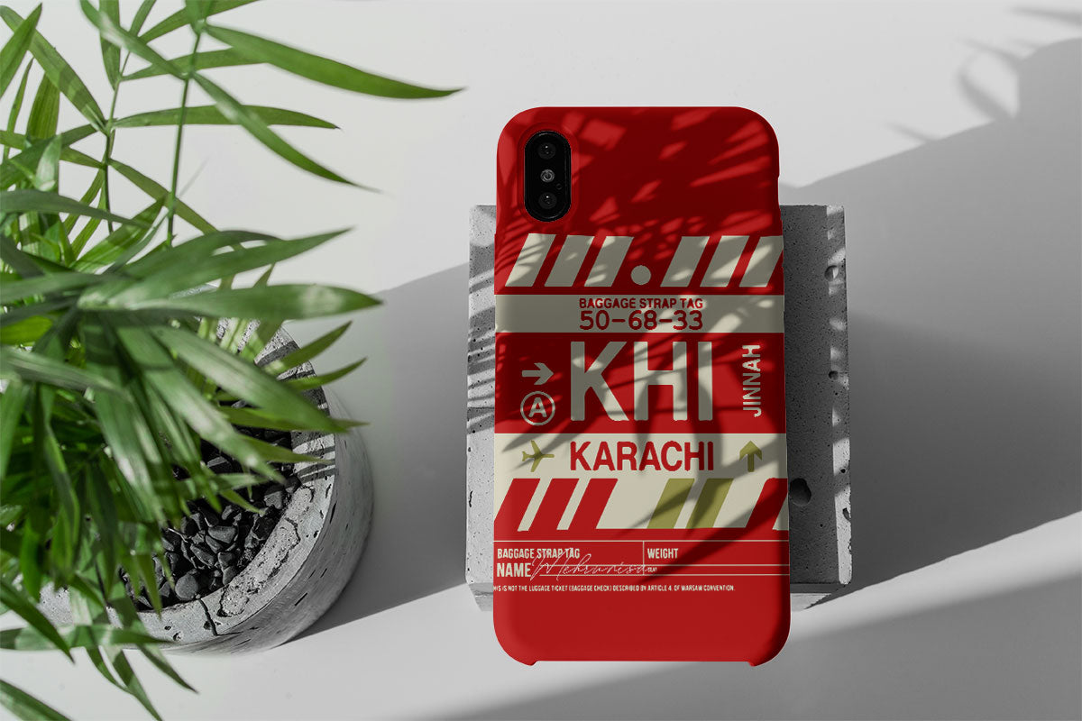 Mobile Covers - Airport tag KARACHI