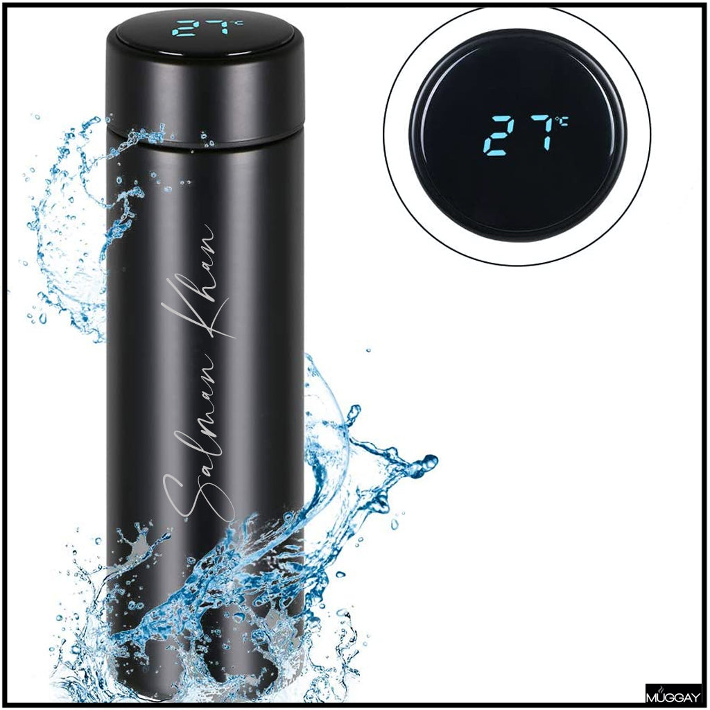 Metal Vacuum Bottle Temp Sensor - Matte Black Metal Vacuum Bottle Temp Sensor - Matte Black