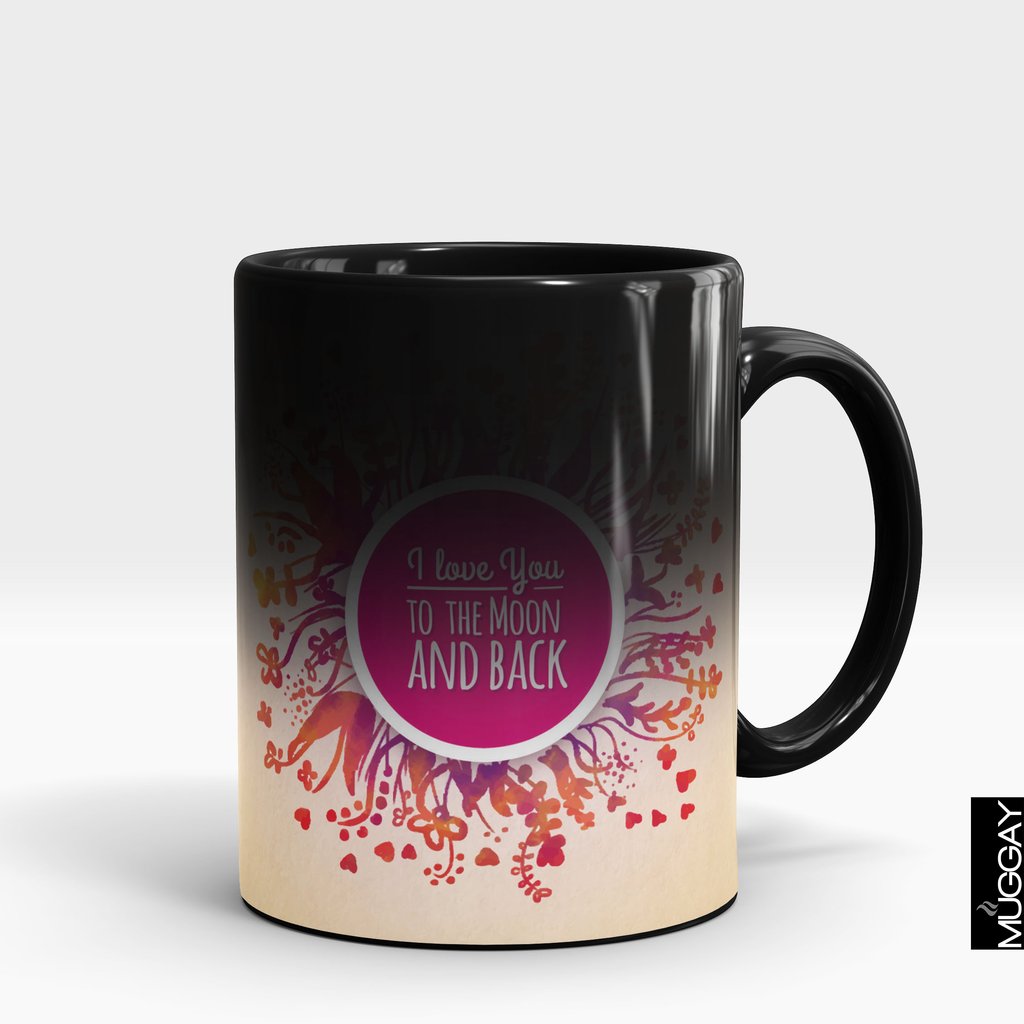 'I Love You to the Moon & Back' Valentines Mug