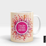 'I Love You to the Moon & Back' Valentines Mug