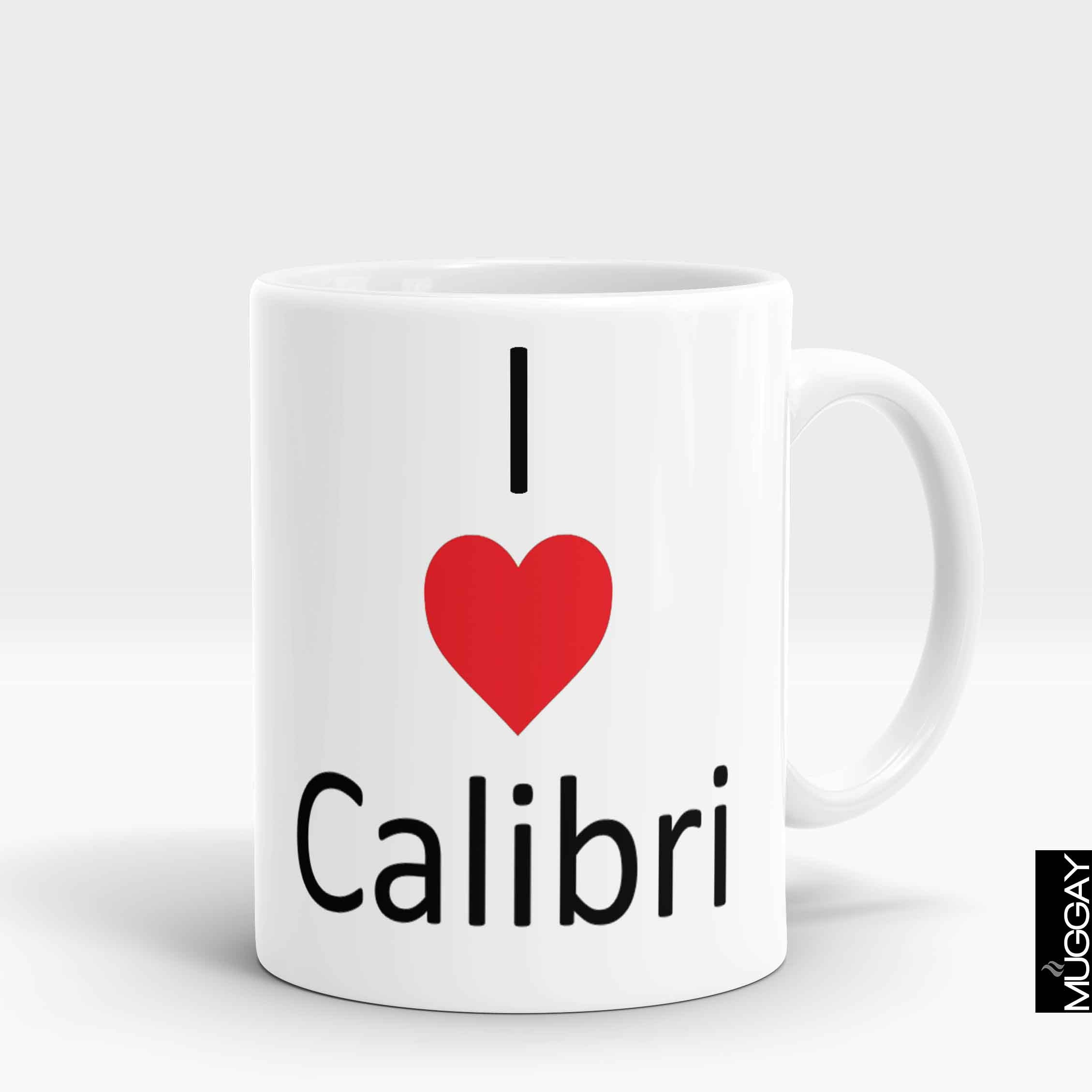 I Love Calibri