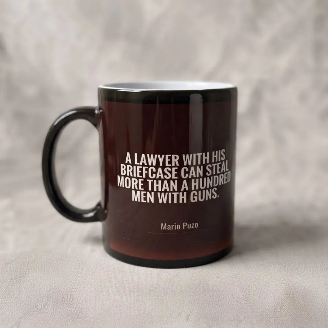 'A Lawyer with his Briefcase' Mug | Sale