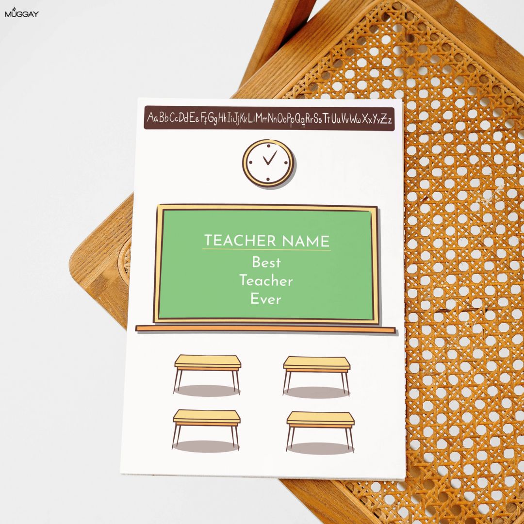 Personalized Chalk Board | Cards for Teachers