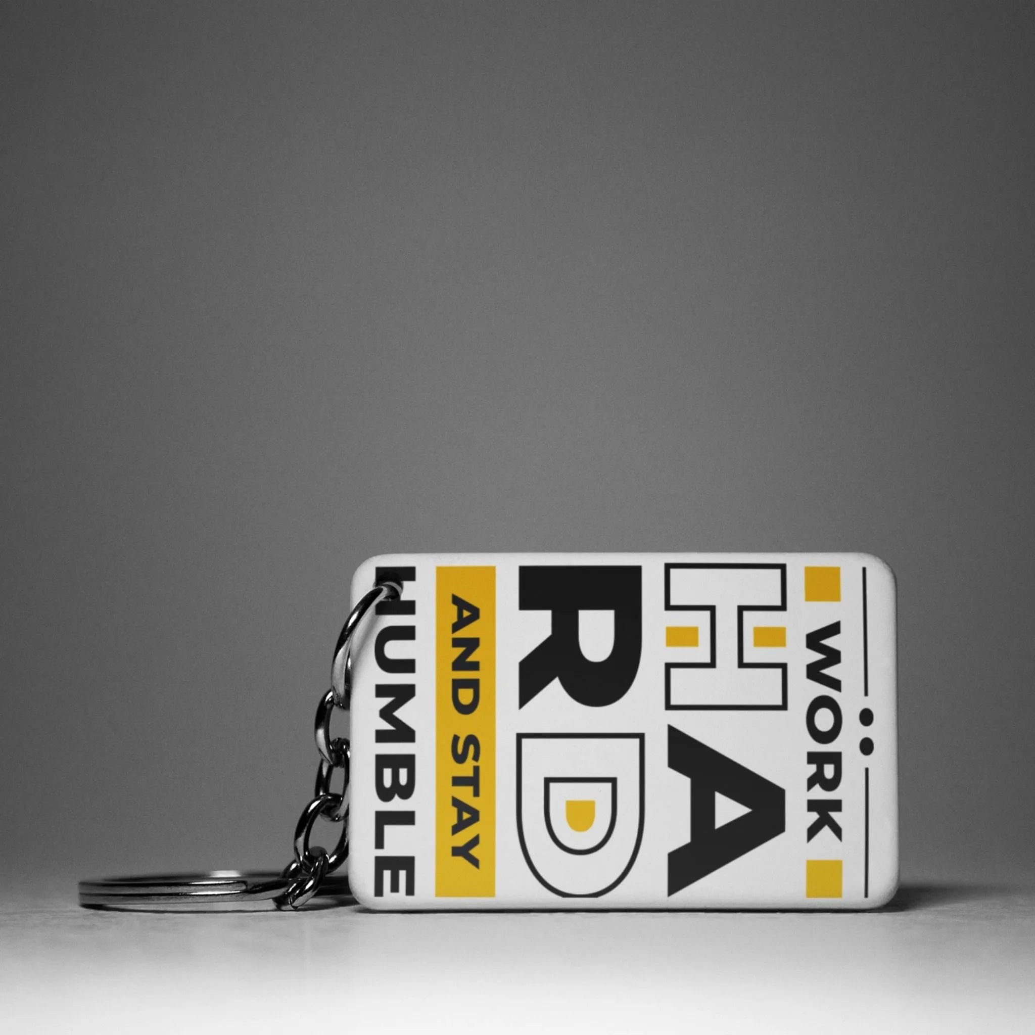 Work Hard & Humble Keychain