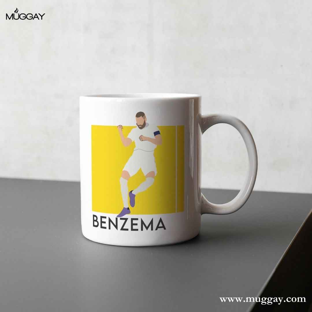 Karim Benzema Poster  Football mug