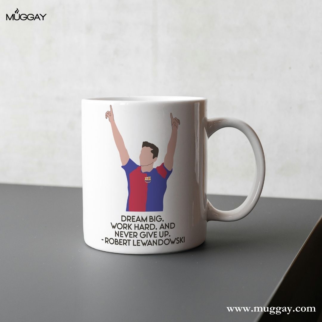 Robert Lewandowski  Dream Big | Football Mug
