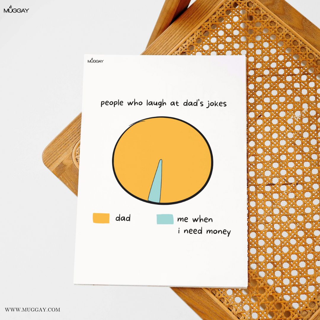 Dad Jokes Pie Chart | Cards for Fathers