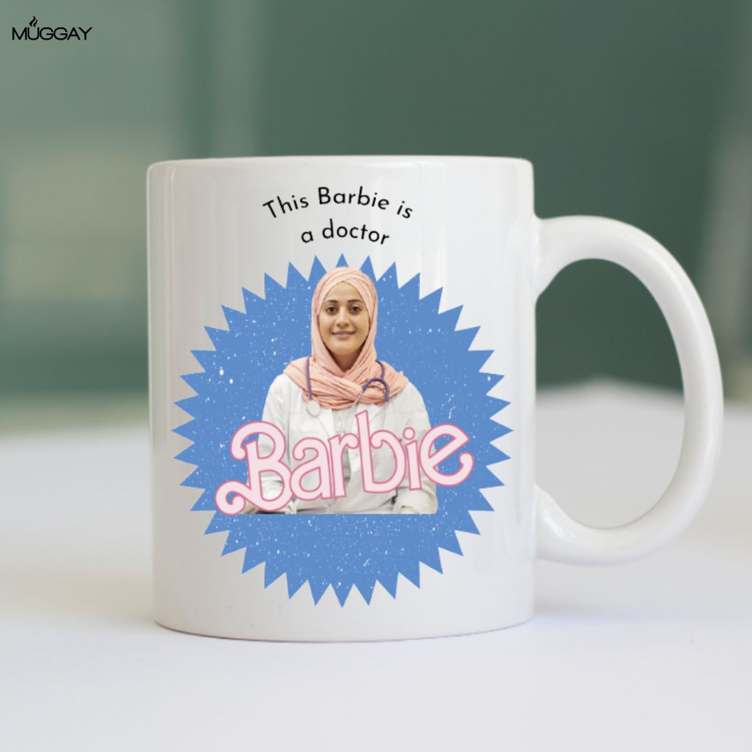 Barbie Blue Personalized Mug