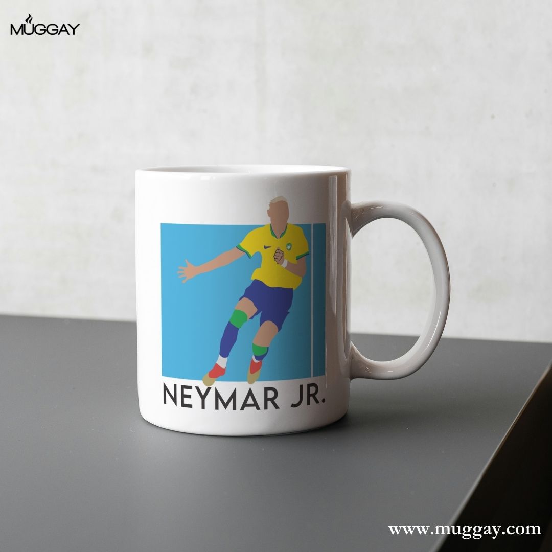 Neymar Poster Blue | Football Mug