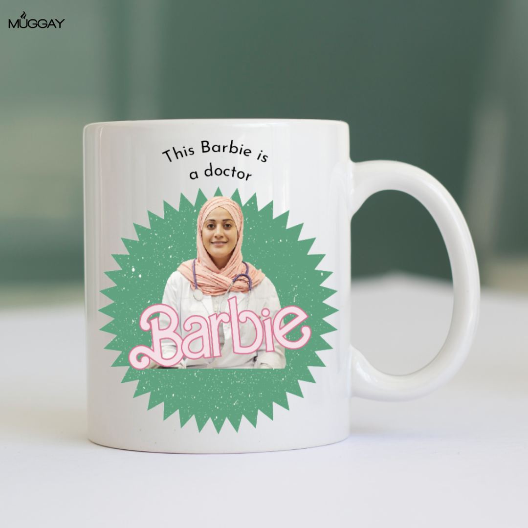 Barbie Green Personalized Mug