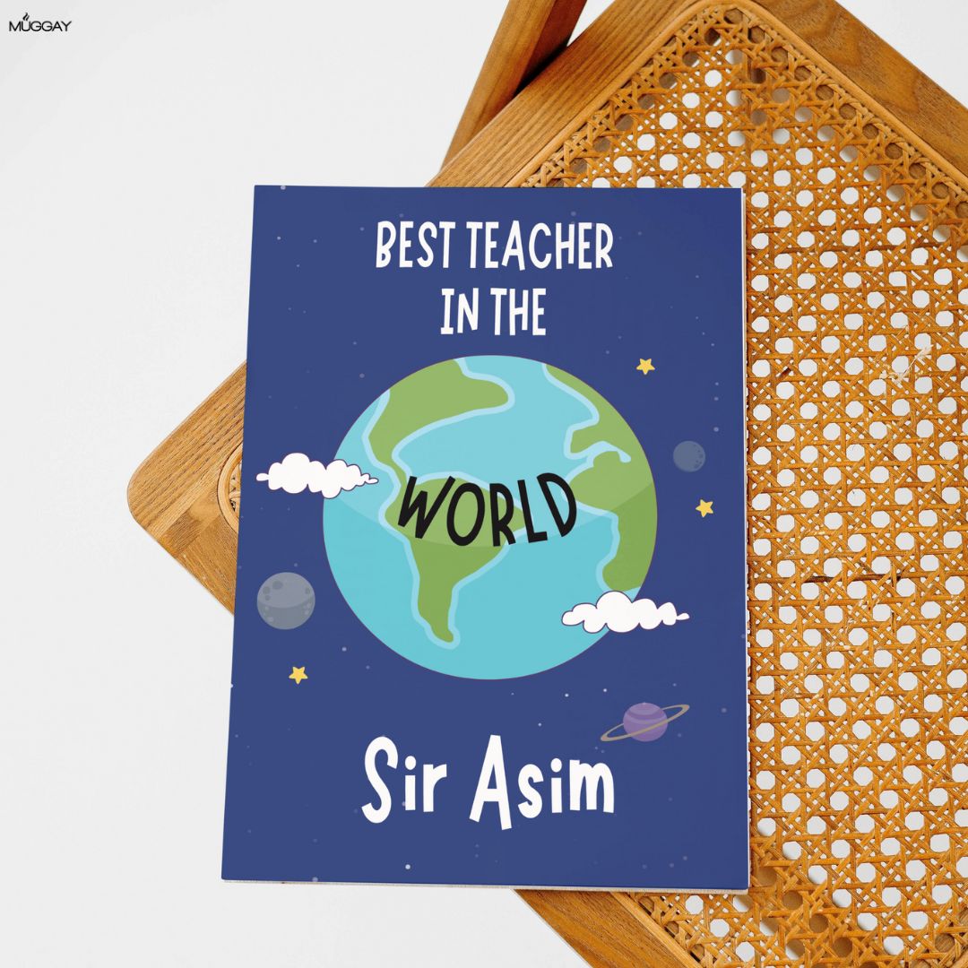 Personalized Teacher World | Cards for Teachers