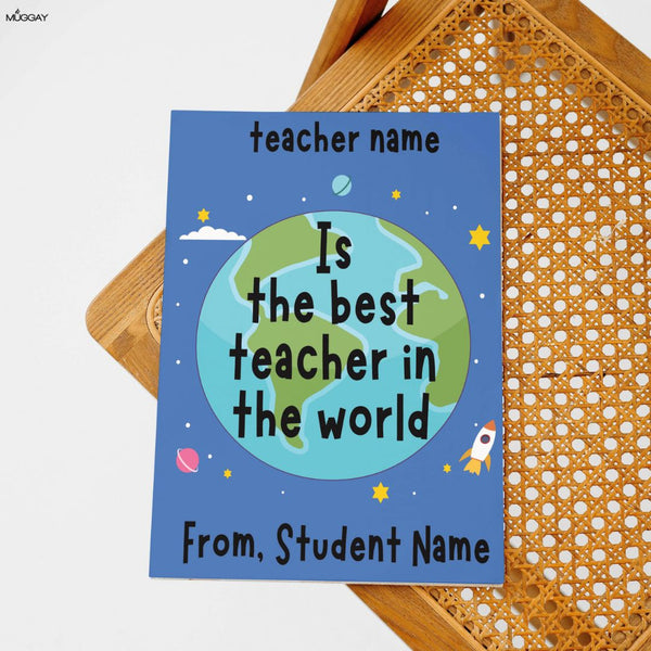 Personalized To & From| Cards for Teachers– Muggay.com