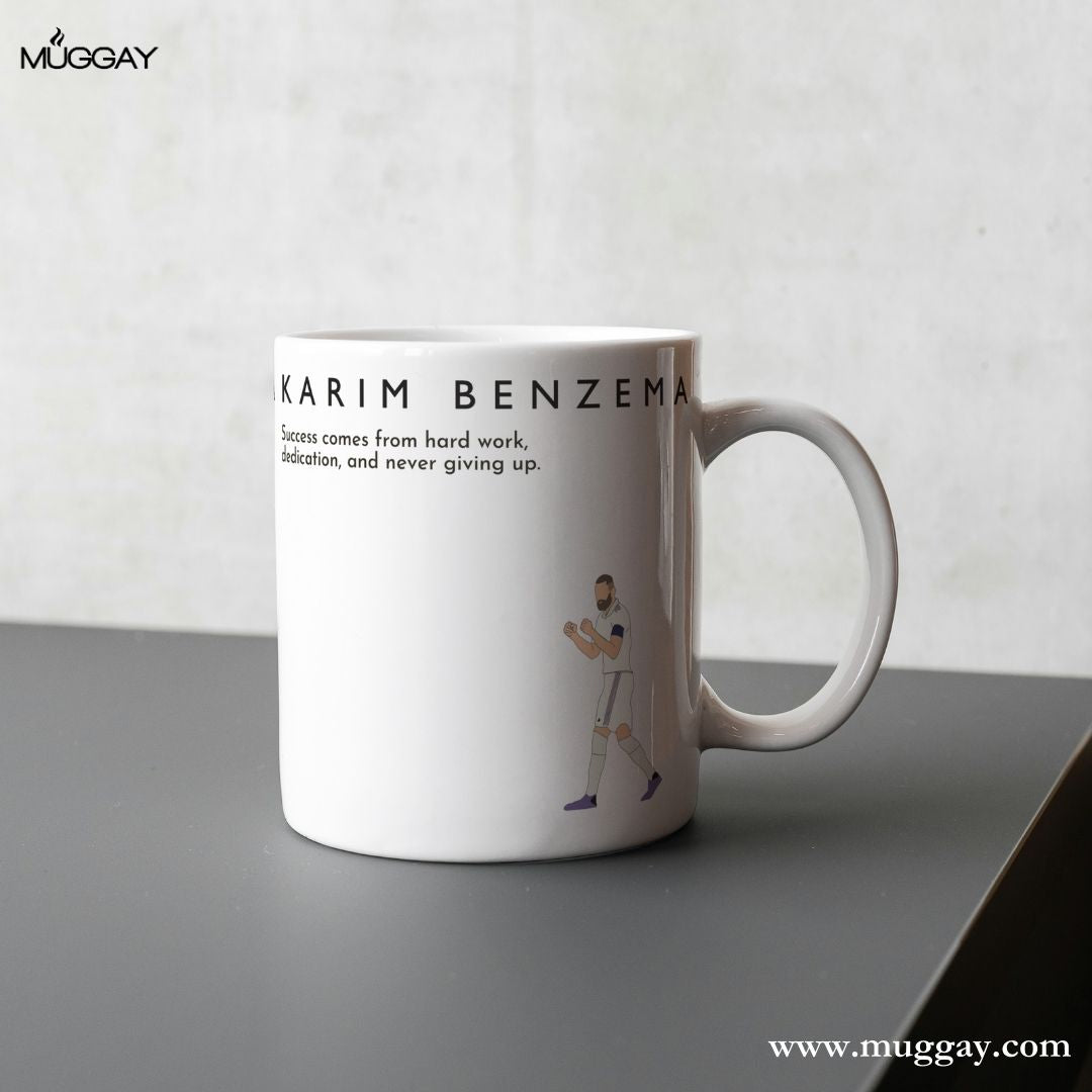 Karim Benzema Quote |  Football mug