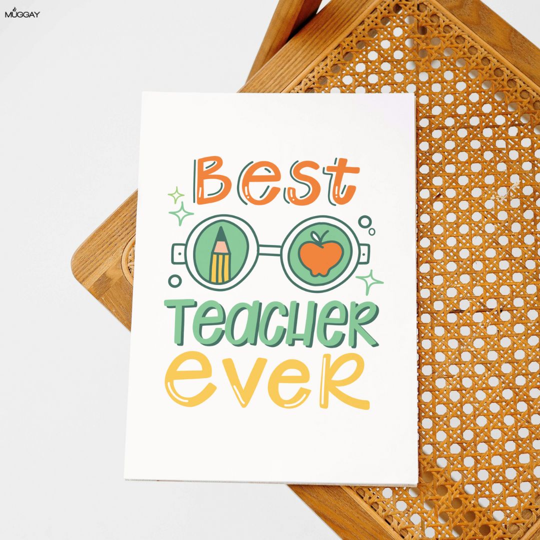 Teacher Pencil Apple | Cards for Teachers
