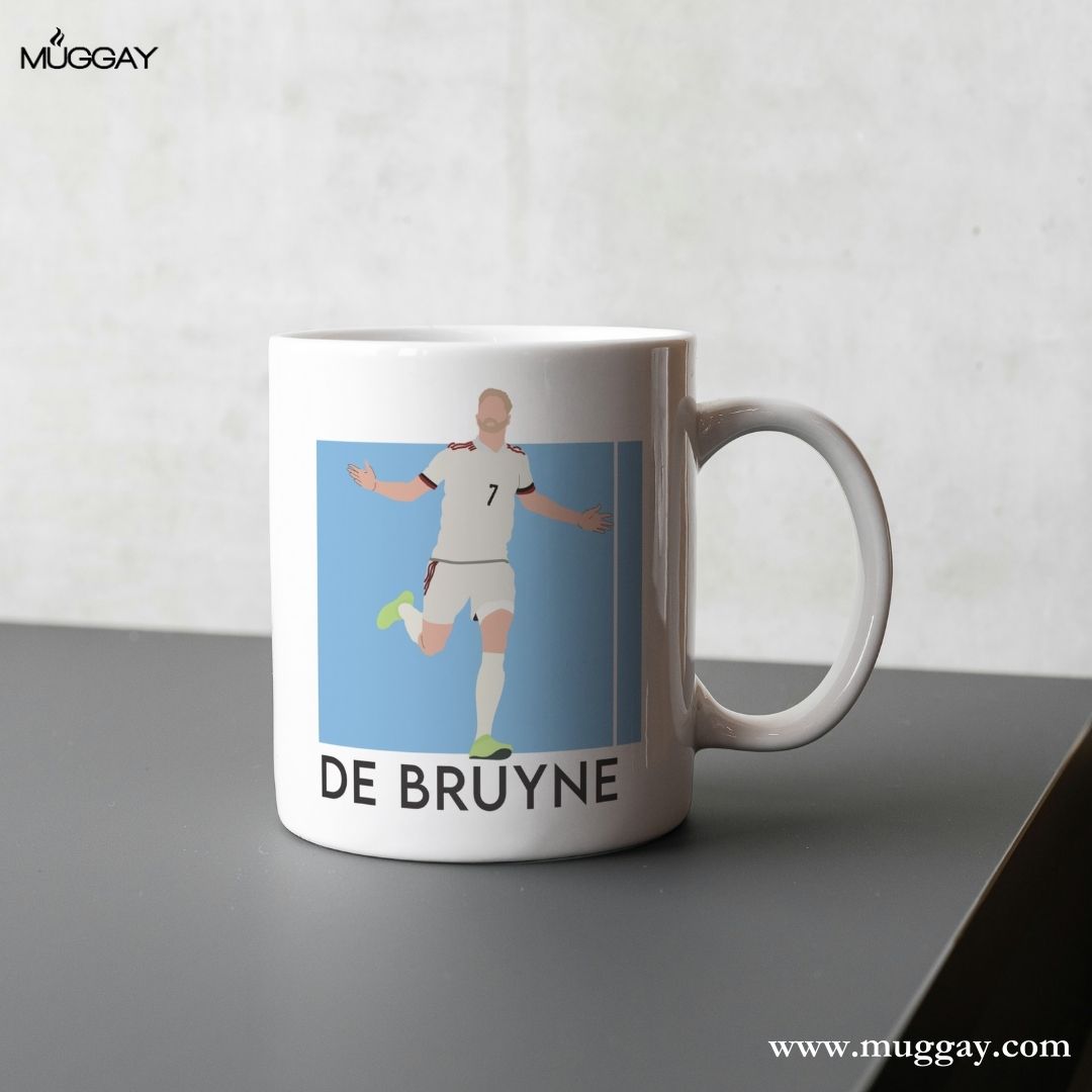 Kevin De Bruyne Poster Blue | Football Mug
