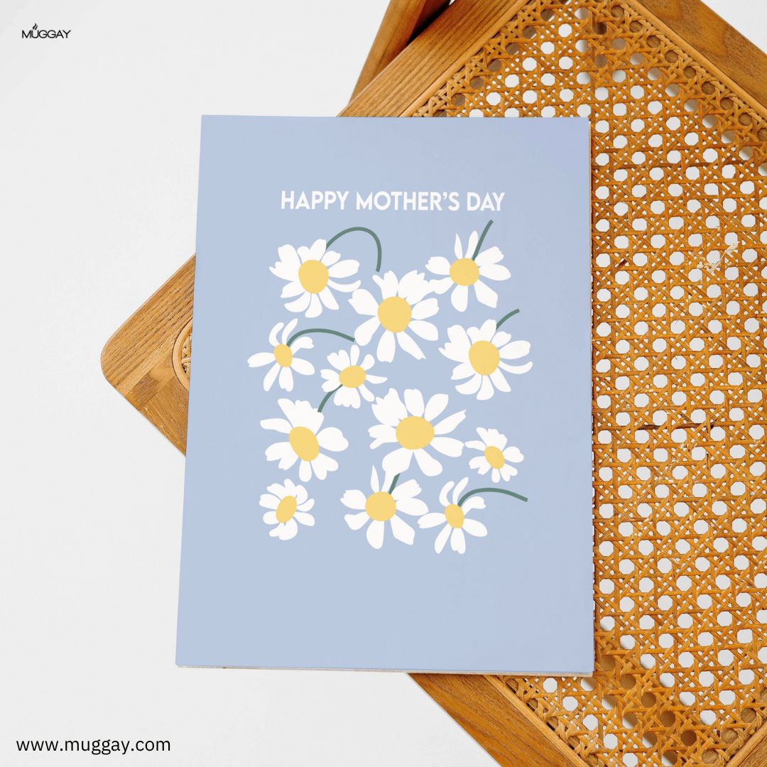 Floral Blue | Mother's Day Card