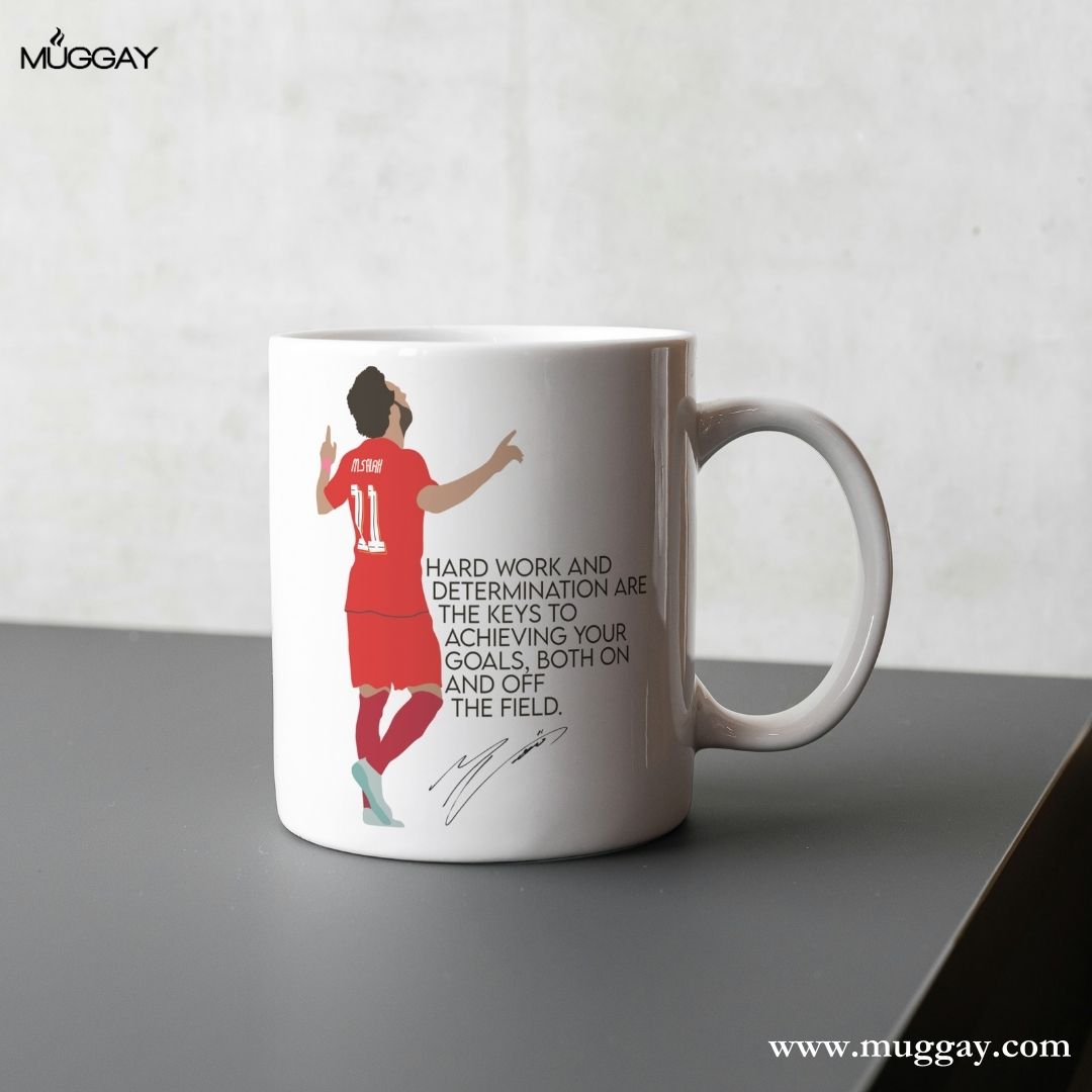 Salah Quote & Signature  | Football mugs