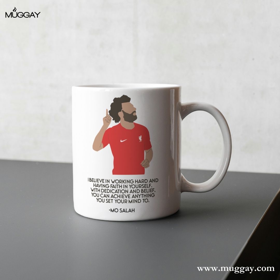 Salah Quote Achieve Anything  | Football mugs
