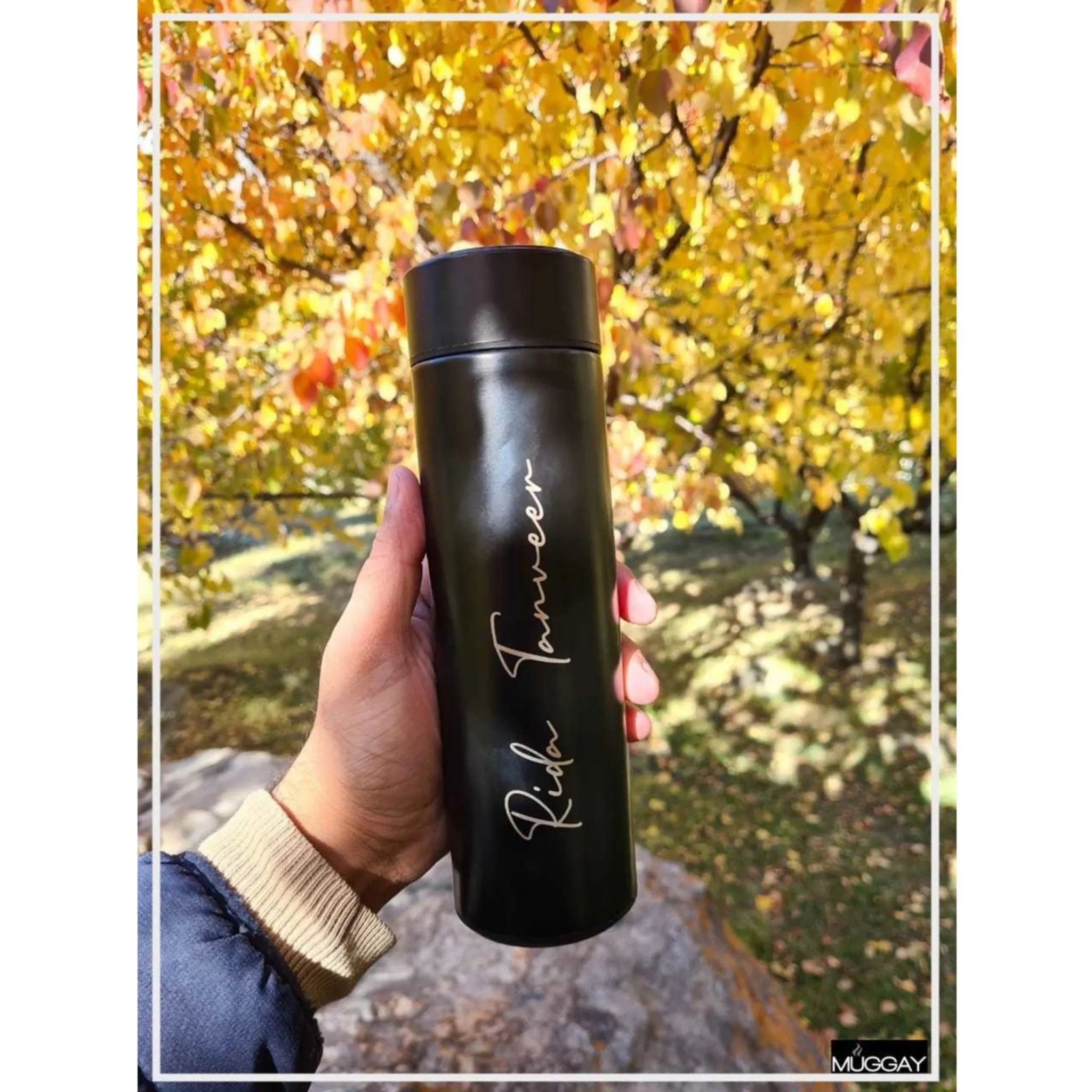 Metal Vacuum Bottle Temp Sensor - Matte Black