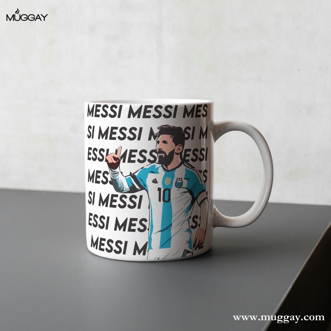 Messi Print | Football Mug