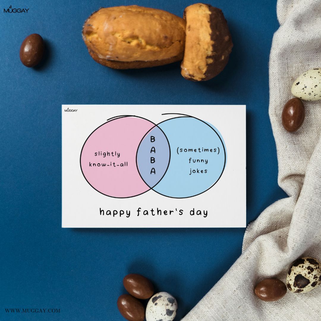 Venn Diagram Funny | Cards for Fathers