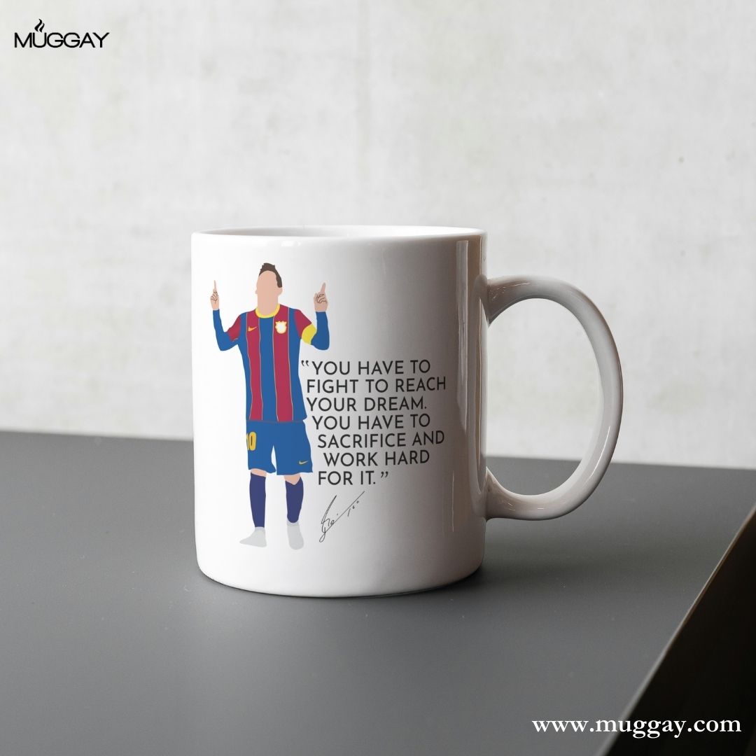 Lionel Messi Mug Argentina & Barcelona | Football Mug
