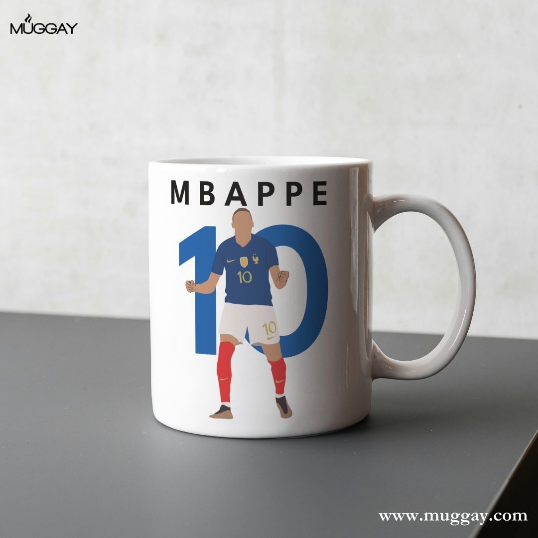 Mbappe Posing | Football mugs