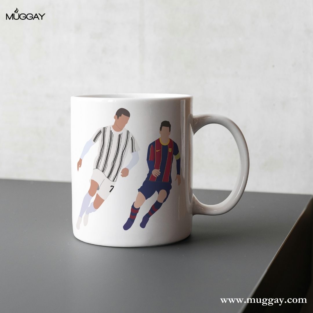 Ronaldo Messi Mug |  Football mug