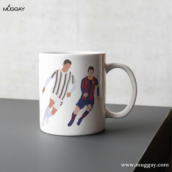 Ronaldo Messi Mug |  Football mug