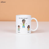 This Baba Stick Figures Picture Mug | Mugs for Fathers