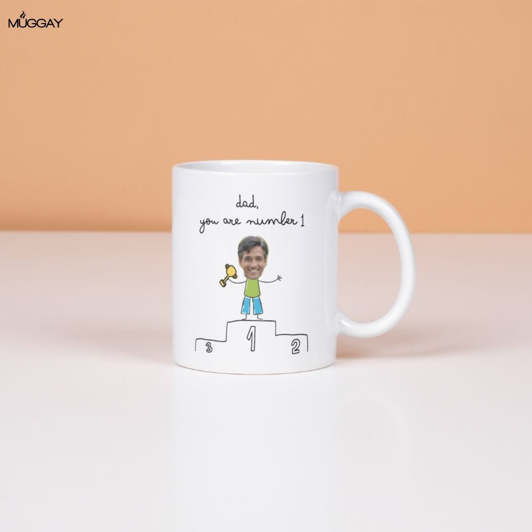 Number 1 Dad Picture Mug | Mugs for Fathers