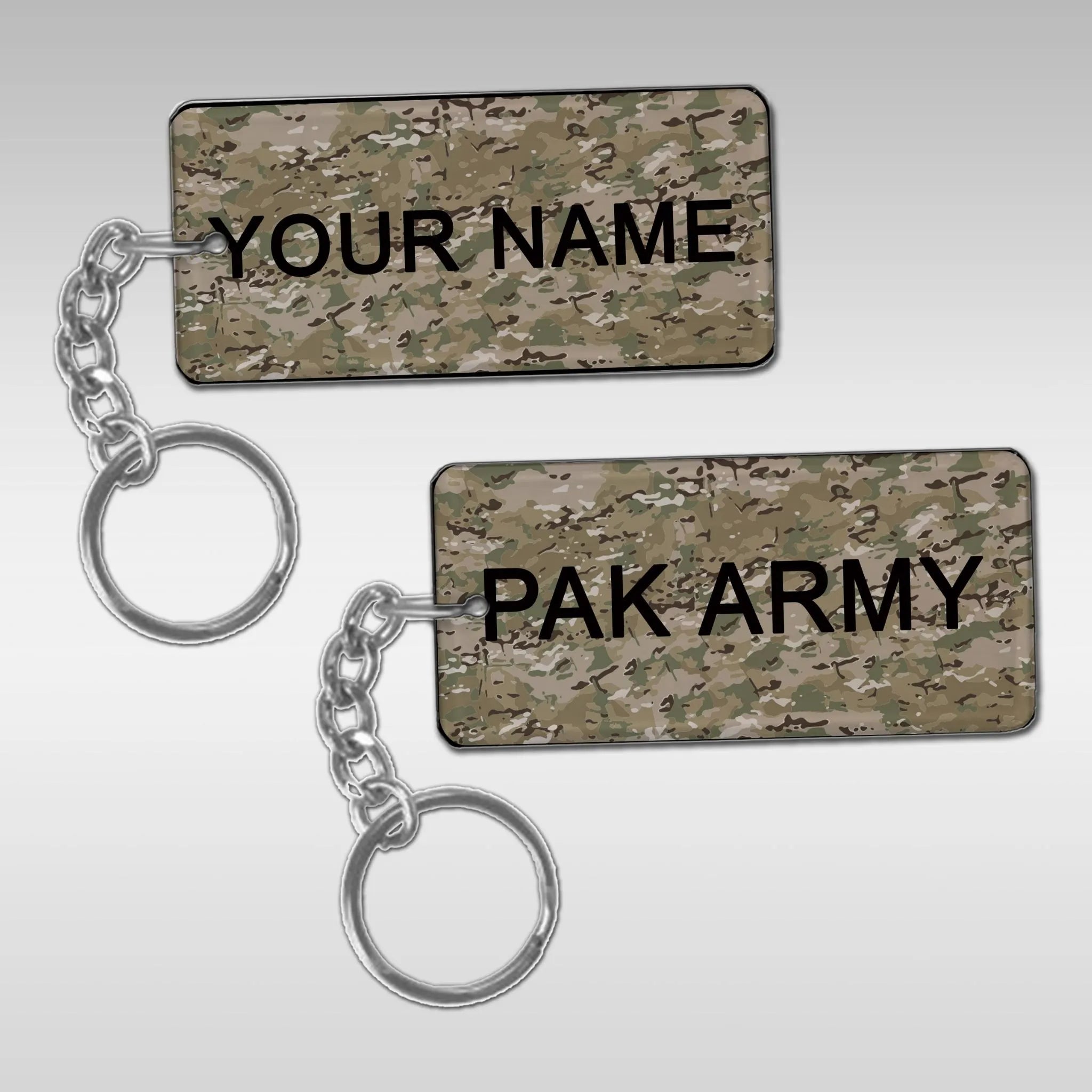Army Key-Chains with Your Name