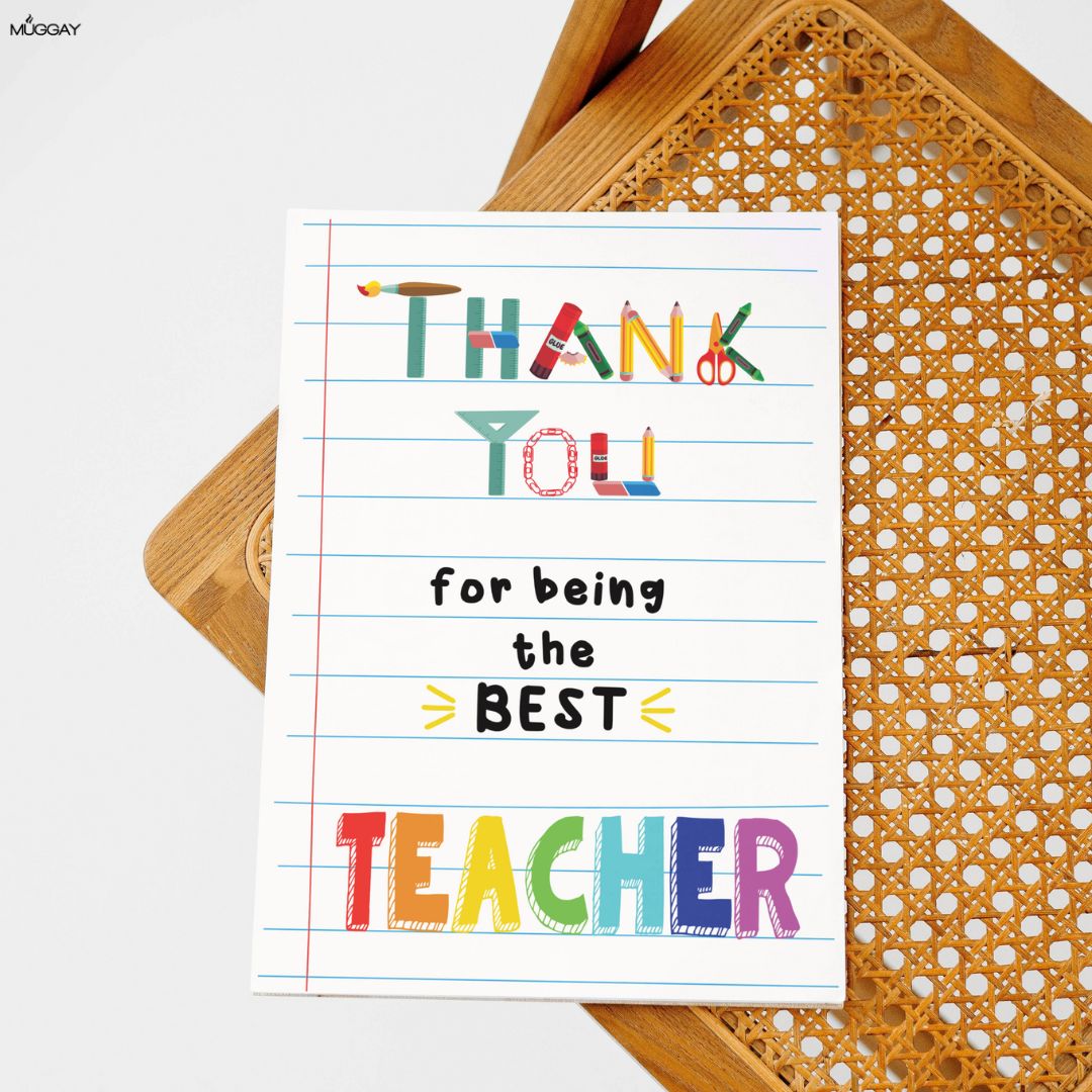Lined Page Style | Cards for Teachers